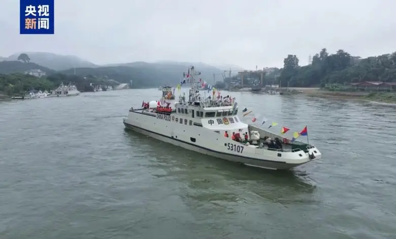 Trung Quốc, Lào, Myanmar và Thái Lan tuần tra chung trên sông Mekong lần thứ 170