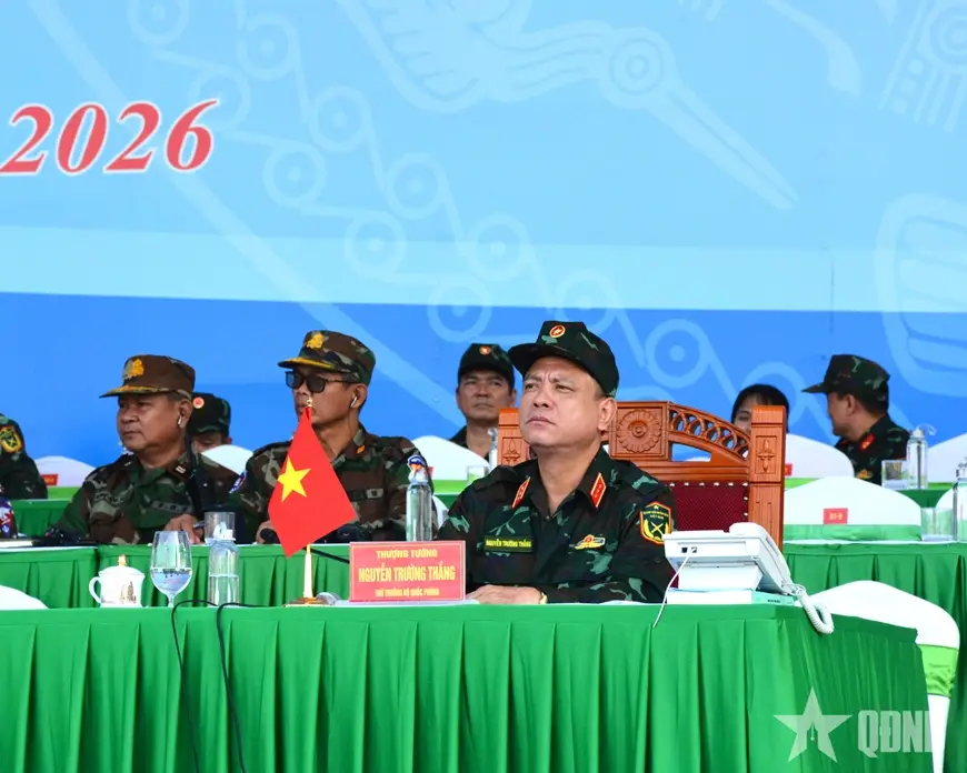 Tổng duyệt lần thứ nhất Diễn tập chung về phòng thủ dân sự giữa quân đội ba nước Việt Nam-Lào-Campuchia